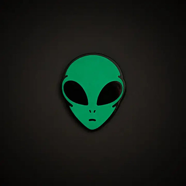Alien Glow In The Dark Pin
