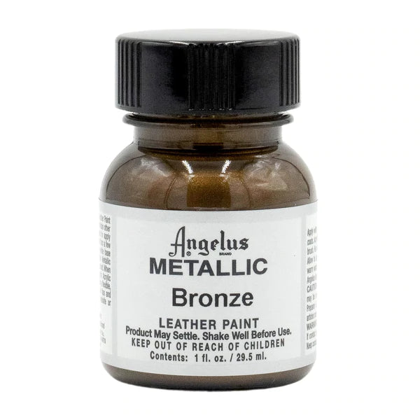 Angelus Acrylic Leather Metallic Paint 1oz