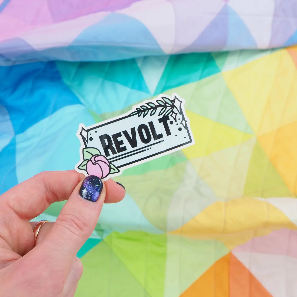 Revolt Vinyl Sticker – Get Your Bearings Skate Shop