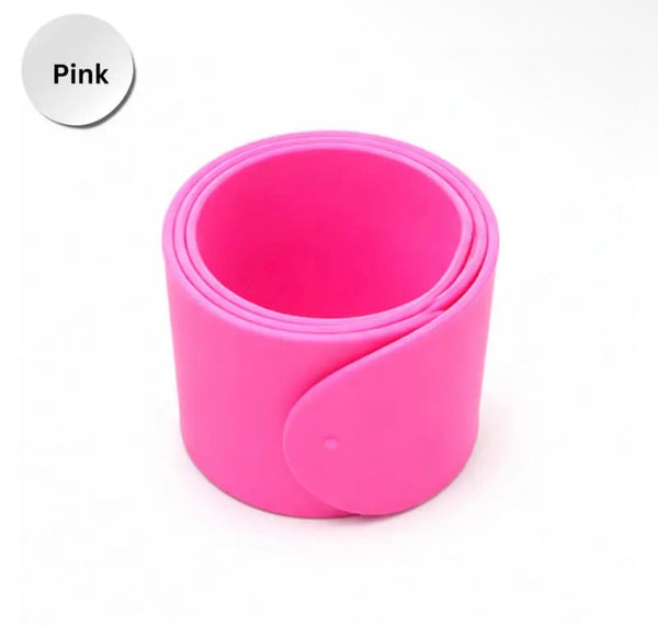 Mahjong Mat Straps - Silicone Slap Bracelet Mat Holder