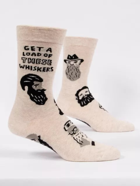 Get A Load Of These Whiskers Crew Socks