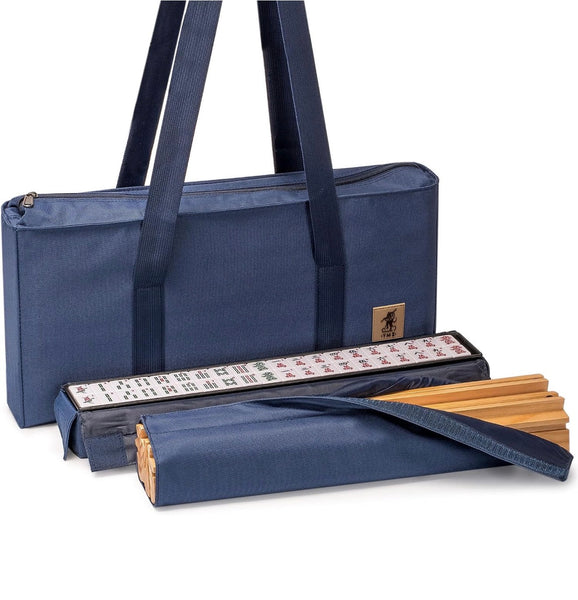 Yellow Mountain Indigo Tides American Mahjong Set