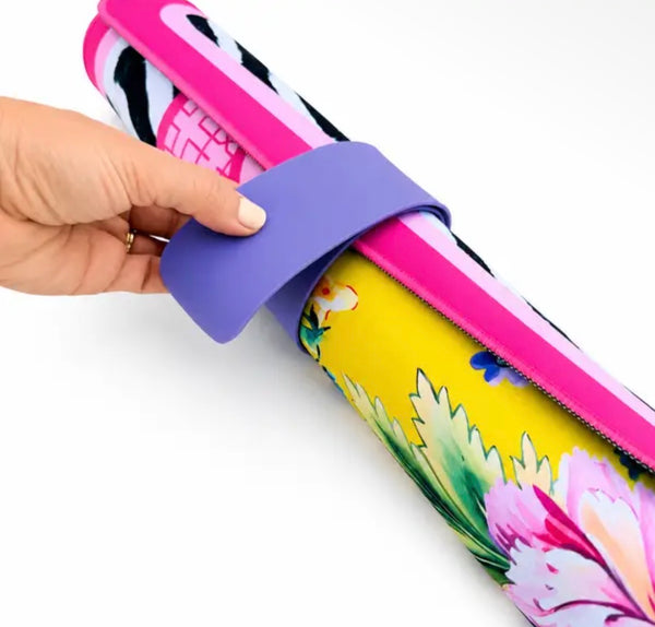 Mahjong Mat Straps - Silicone Slap Bracelet Mat Holder