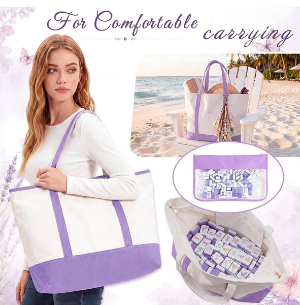 Lavender Butterfly Tile Set
