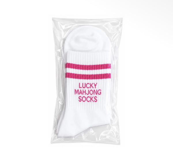 Lucky Mahjong Socks | Women's Athletic Crew Socks