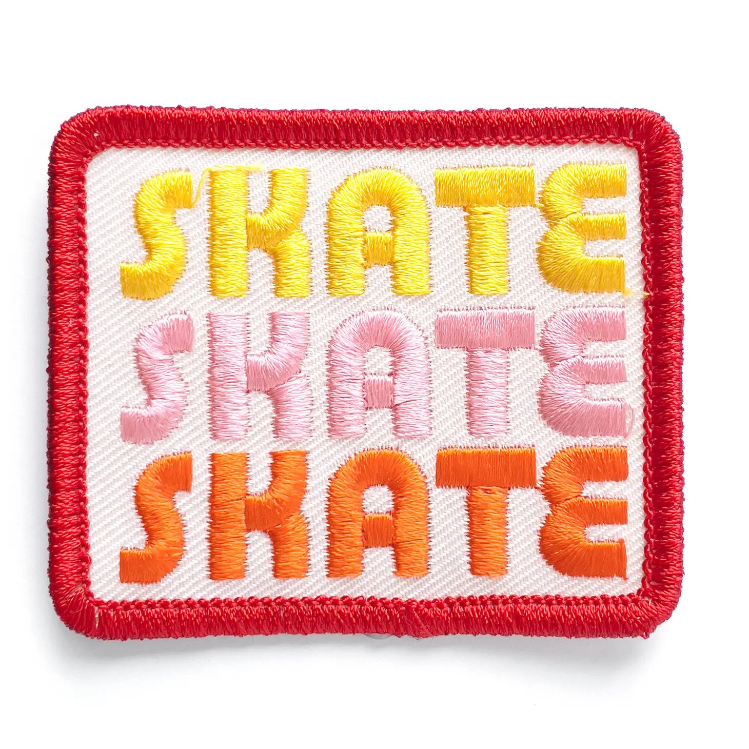 "Skate Skate Skate" patch