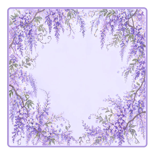 Violet Vines Wisteria Mahjong Neoprene Mat