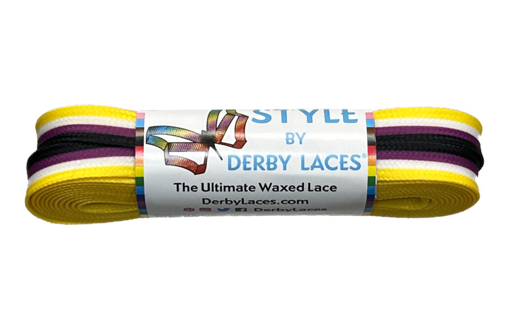 Striped Style Derby Laces