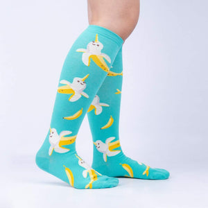 Bananarwhal Knee Socks
