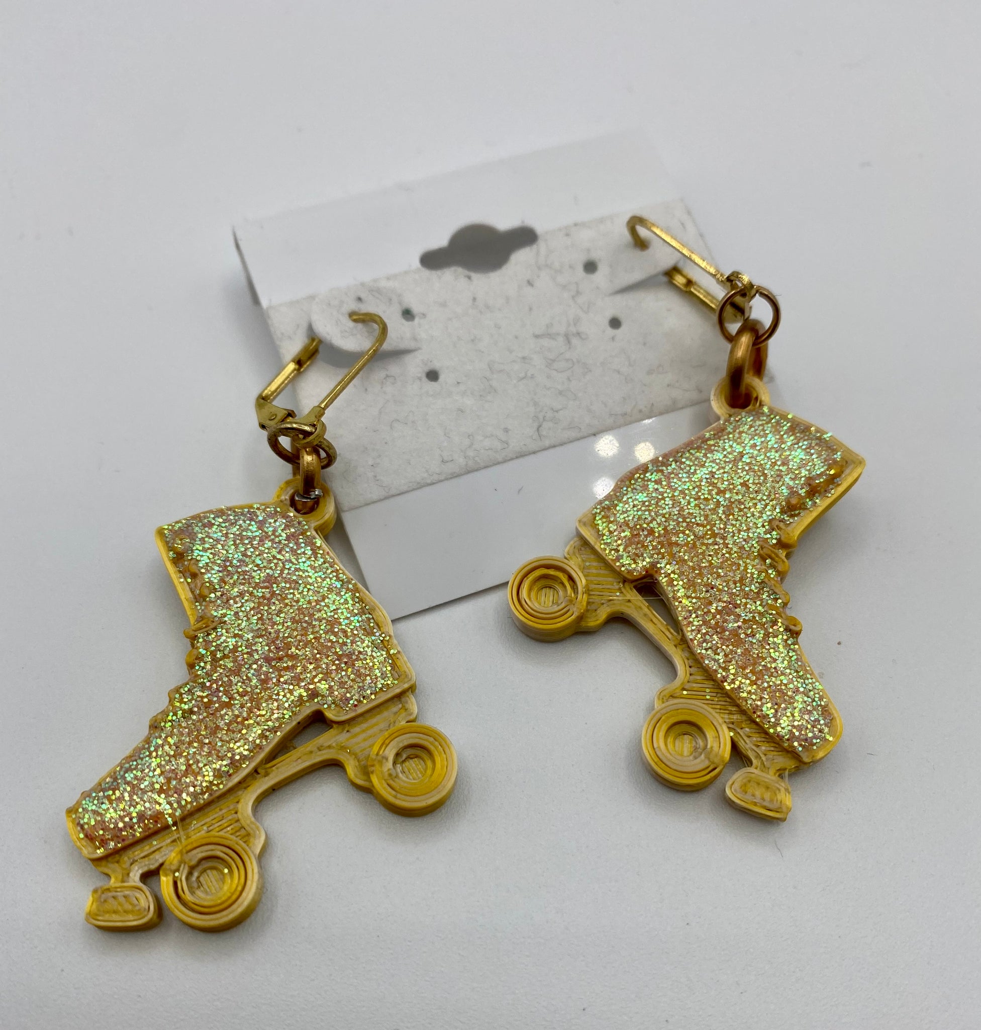 Ally OOP Glitter Skate Earrings