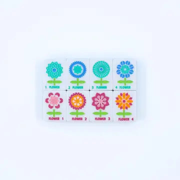 Crystal Prism Pink | Mahjong with Bold Angles and Vibrant Vibes | 1.25" X 0.9" X 0.7"