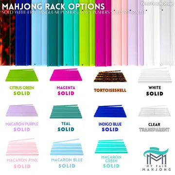 My Fair Mahjong Premium Acrylic Racks Magnetic Pushers
