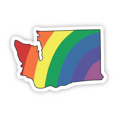 Rainbow Washington Sticker