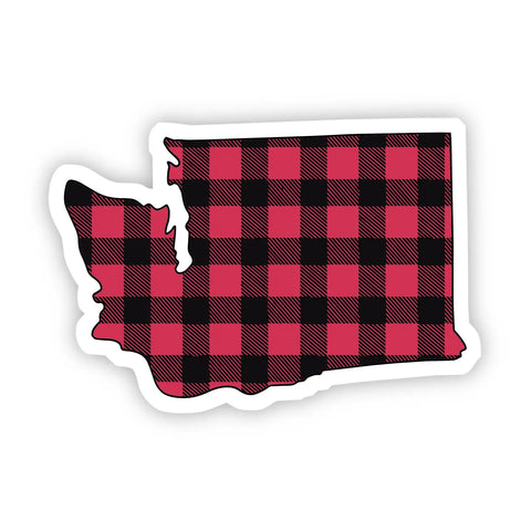 Flannel Washington Sticker