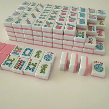 Rose Dragon American Mahjong Pink Tile Set Bundle (with Blanks)