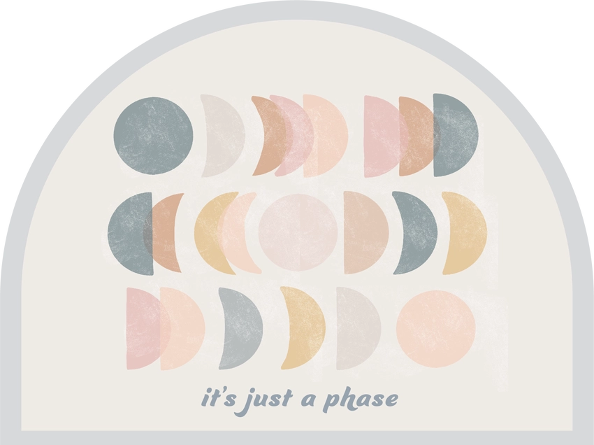 It's Just a Phase Sticker