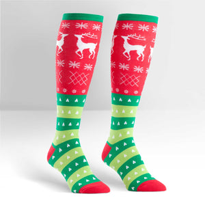 Tacky Holiday Sweater Knee Socks