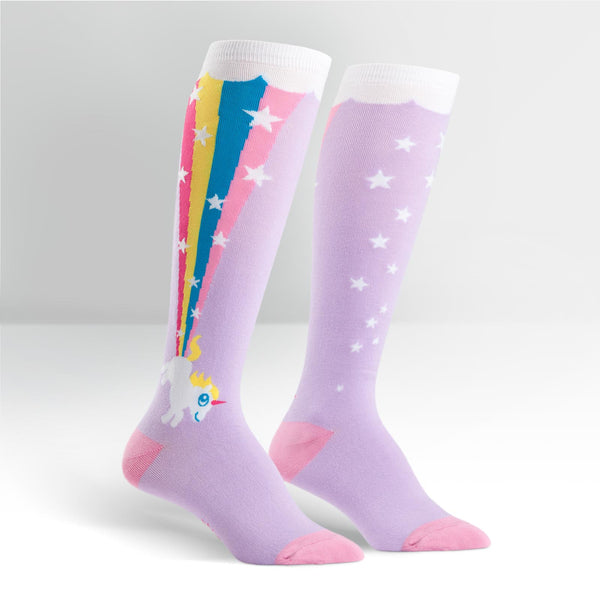 Rainbow Blast Knee High Socks