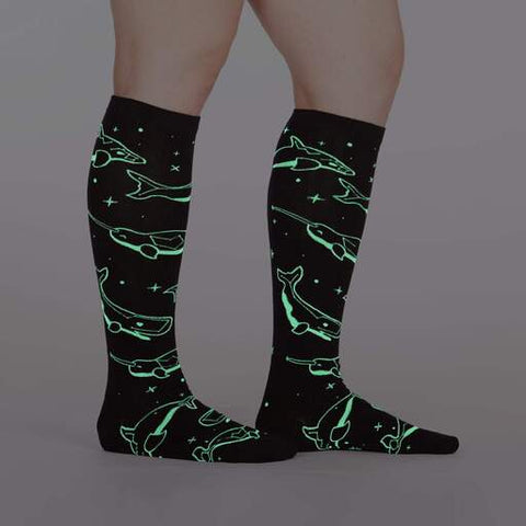 Stellar Whales Knee Socks