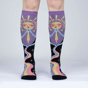 Cosmic Connection Knee Socks