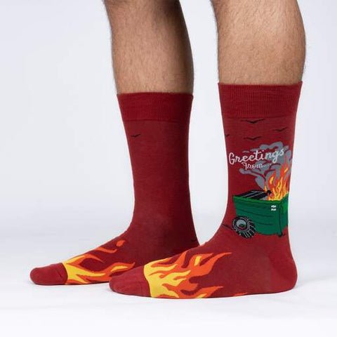 Dumpster Fire Crew Socks