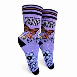 You're Doing Fucking Great Women's Crew Socks