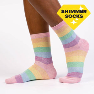 Pastel Prismatic Women's Crew Socks