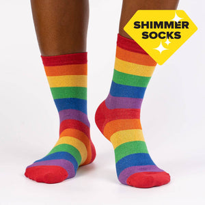 Radiant Rainbow Women's Crew Socks