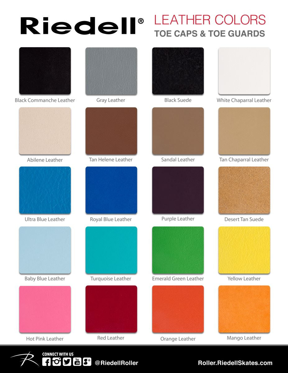 Riedell Leather Toe Guard