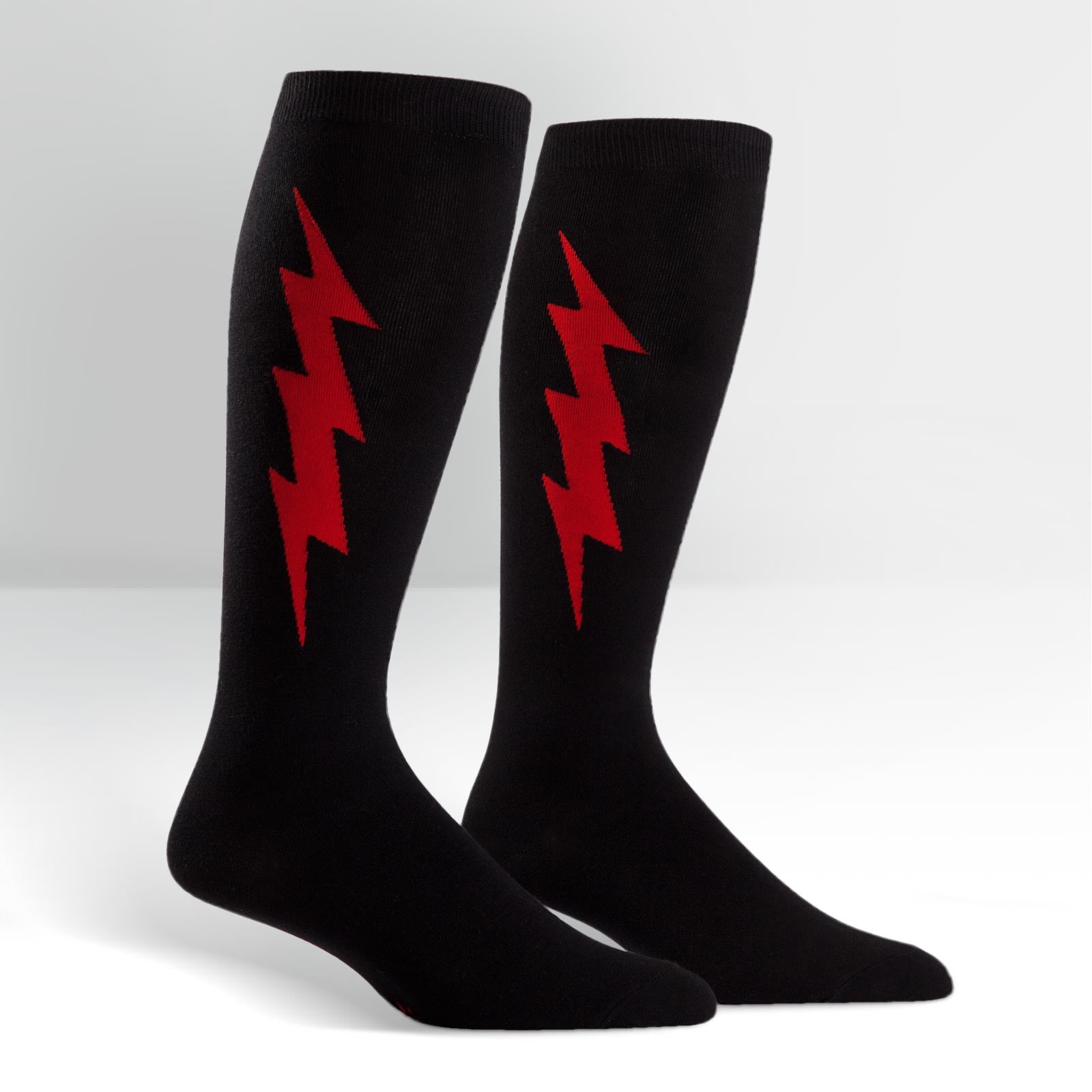 Stretch-It Super Hero Red and Black Knee Socks