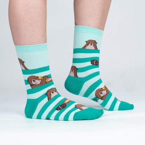 My Otter Foot Crew Socks